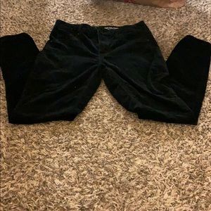 Crushed velvet jeans